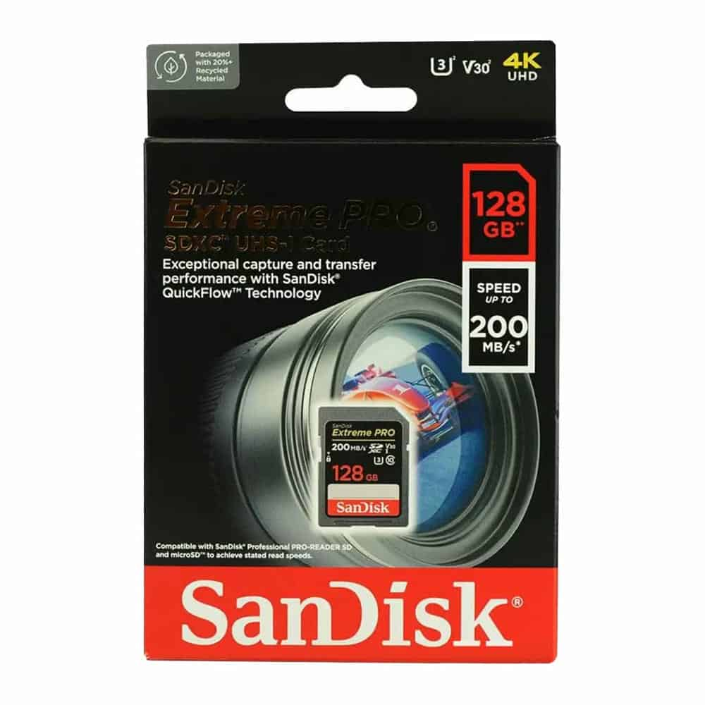 (image for) SanDisk Extreme Pro 128GB UHS-I SDXC Memory Card